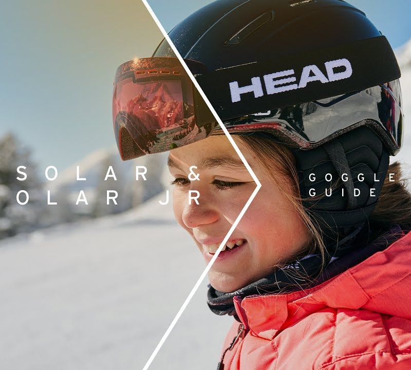Gogle narciarskie dziecięce HEAD Solar red/red 6
