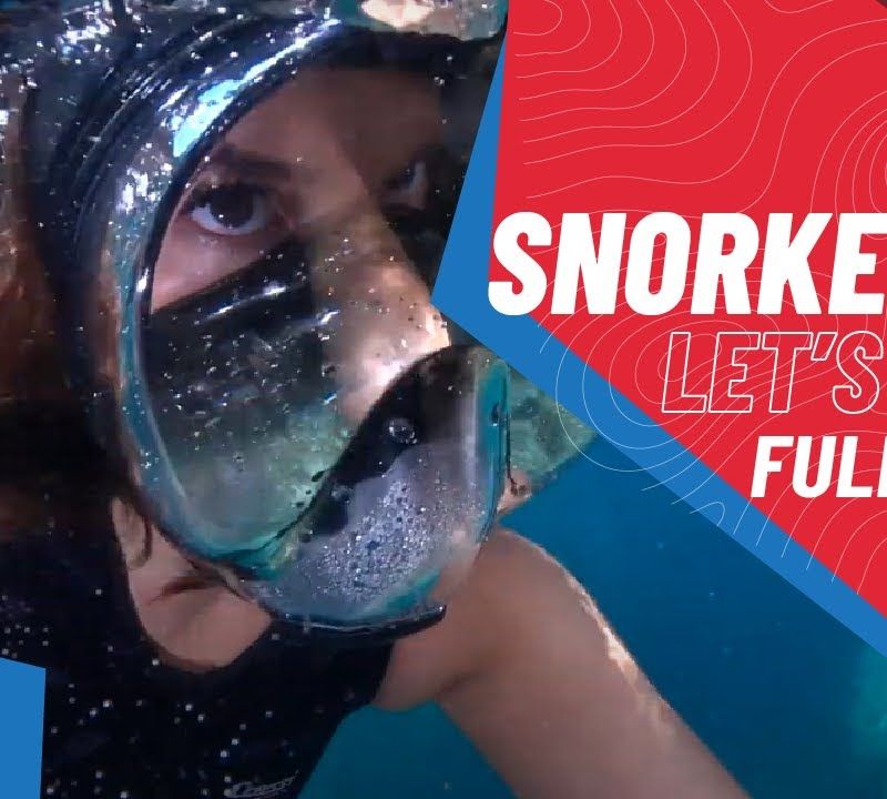 Maska pełnotwarzowa do snorkelingu Cressi Duke Dry Full Face clear/aquamarine 5