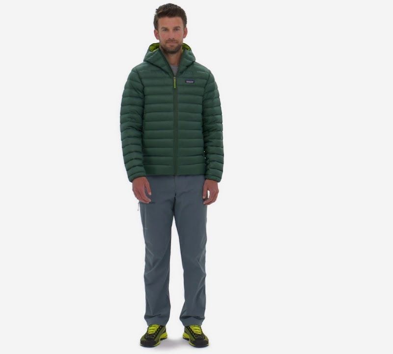 Kurtka puchowa męska Patagonia Down Sweater Hoody new navy 9