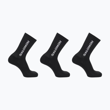 Skarpety Salomon Everyday Crew 3 pary black