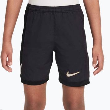 Spodenki piłkarskie dziecięce Nike Academy Dri-Fit Jr black/black/pale ivory/ pale ivory