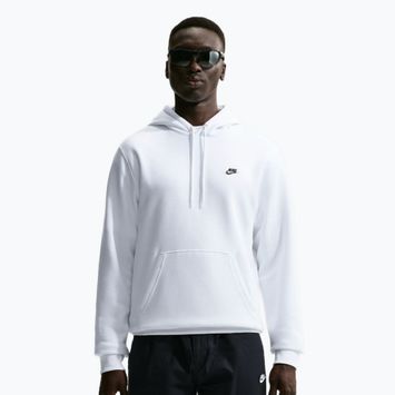 Bluza męska Nike Club Pullover Hoodie white/white/black