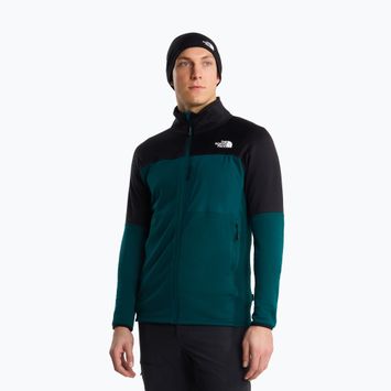 Bluza trekkingowa męska The North Face Polartec Powergrid Stormgap pacific teal/tnf black