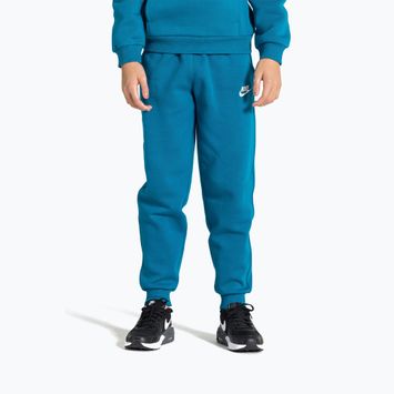 Spodnie dziecięce Nike Sportswear Club Fleece green abyss/white