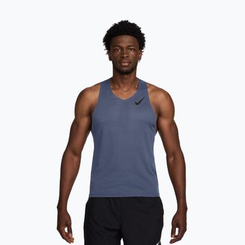 Koszulka do biegania męska Nike AeroSwift Dri-Fit ADV diffused blue/black