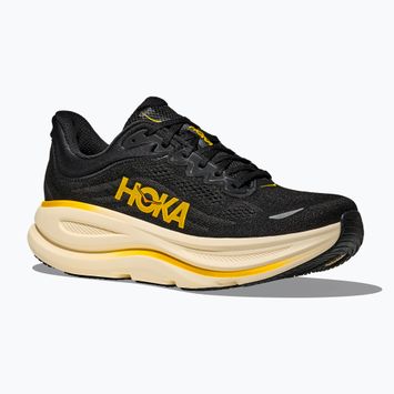 Buty do biegania męskie HOKA Bondi 9 carbon black/yellow gold
