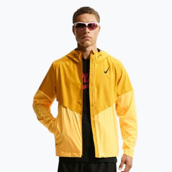 Kurtka do biegania męska Nike AeroSwift Storm-Fit Aerogami university gold/citron pulse/black