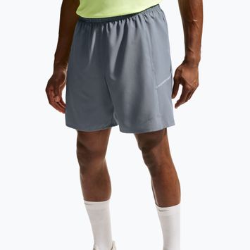 Spodenki do biegania męskie Nike Miler Dri-Fit 2in1 7" smoke grey/smoke grey