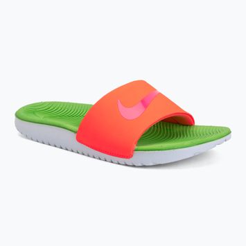 Klapki Nike Kawa total orange/green strike/hyper pink