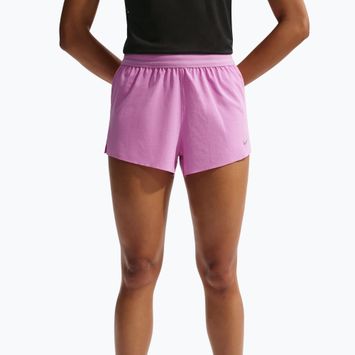 Spodenki do biegania męskie Nike Swift Breathe Dri-Fit Mid-Rise 2.5" light magenta/photon dust