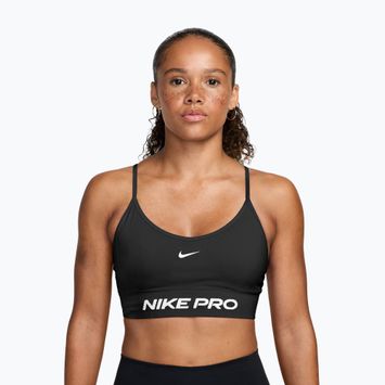 Biustonosz treningowy Nike Pro Seamless Light Support black/white