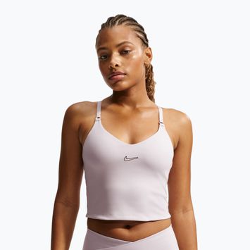 Biustonosz treningowy Nike Light Support Padded platinum violet