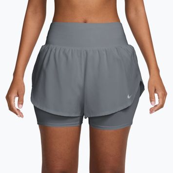 Spodenki do biegania damskie Nike Tempo Flow cool grey/cool grey