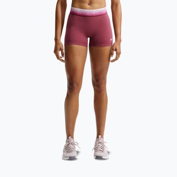 Spodenki treningowe damskie Nike Pro pink smoke/bleached lilac