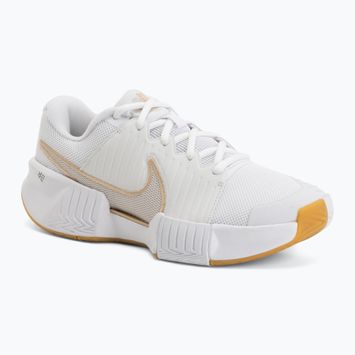 Buty do tenisa damskie Nike GP Challenge Pro white/summit white/linen/light orewood brown