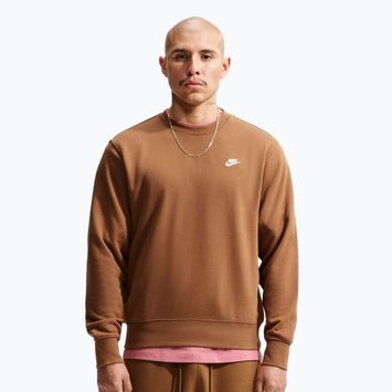 Bluza męska Nike Club ale brown/white