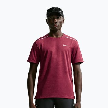 Koszulka do biegania męska Nike Miler Dri-Fit UV tough red/mystic dates