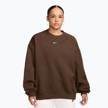 Bluza damska Nike Studio Fleece Medium Weight cacao wow/sail