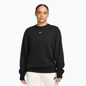 Bluza damska Nike Studio Fleece Lightweight total black/sail