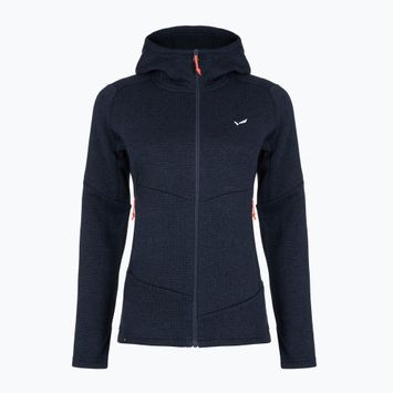 Bluza trekkingowa damska Salewa Puez Rocca Polarlite Hood navy blazer
