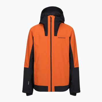 Kurtka narciarska męska Peak Performance Rider Tech Insulated gold flame/black