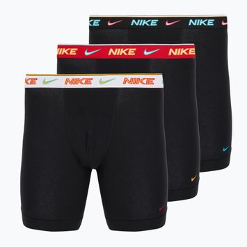Bokserki męskie Nike Long Boxer Brief steel grey