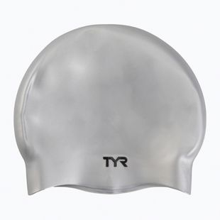 Czepek pływacki TYR Wrinkle Free Silicone silver