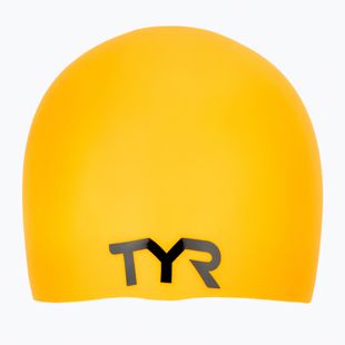 Czepek pływacki TYR Wrinkle Free Silicone yellow