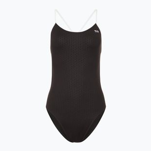 Strój pływacki jednoczęściowy damski TYR Hexa Cutoutfit black/white