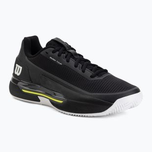Buty do tenisa męskie Wilson Rush Pro 5 Tour Clay black/white/safety yellow