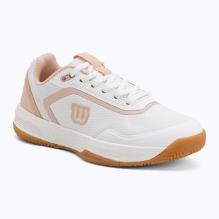 Buty do tenisa damskie Wilson Courtglide white/cameo rose/gum