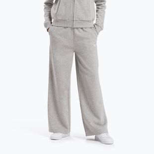 Spodnie damskie Reebok Identity Small Logo Fleece WIde Leg medium grey heather