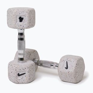 Hantle Nike Strength Grind Hex Dumbbell 2 x 4 kg wolf grey