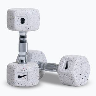 Hantle Nike Strength Grind Hex Dumbbell 2 x 8 kg wolf grey