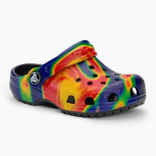 Klapki dziecięce Crocs Classic Solarized Clog black/navy