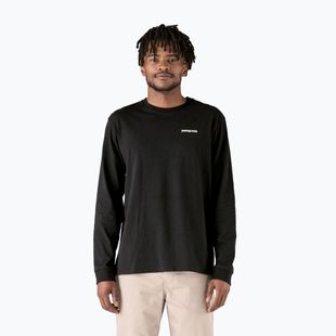 Longsleeve męski Patagonia P-6 Logo Responsibili black