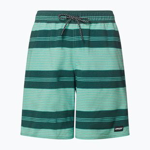 Szorty kąpielowe męskie Oakley Marlin RC 20" hunter green stripes