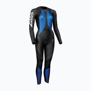 Pianka triathlonowa damska Zoggs Ow X-Tream Fs 4/3/2 mm black/blue