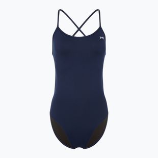 Strój pływacki jednoczęściowy damski TYR Solid Trinityfit Durafast Elite navy