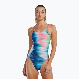 Strój pływacki jednoczęściowy damski TYR Durafast Elite Bravura Cutoutfit white/multi