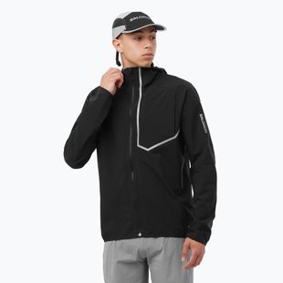 Kurtka do biegania męska Salomon Bonatti Trail deep black