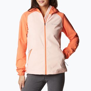 Kurtka softshell damska Columbia Heather Canyon Softshell peach blossom/sunset orange