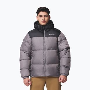 Kurtka ocieplana męska Columbia Puffect II Hooded city grey/black