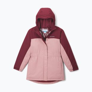 Kurtka narciarska dziecięca Columbia Hikebound II Long Insulated eraser pink/rich wine