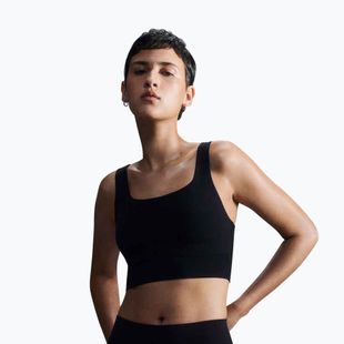 Biustonosz treningowy Nike Zenvy Medium-Support black/sail