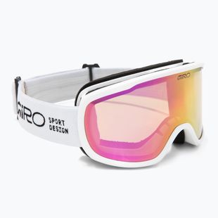 Gogle narciarskie Giro Cruz white stacked/amber pink