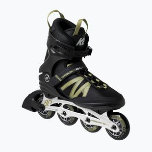 Rolki męskie K2 Freedom III 80 Alu black/green