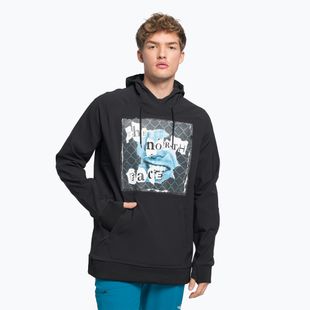Bluza softshell męska The North Face Printed Tekno Hoodie black/white