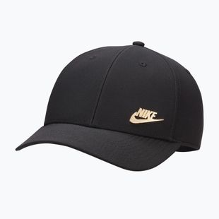 Czapka z daszkiem Nike Dri-Fit Club black/metallic gold