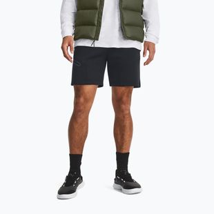 Spodenki treningowe męskie Under Armour Unstoppable Fleece black/black